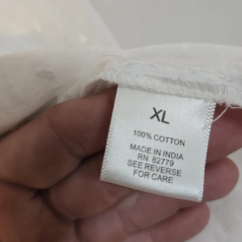 Westport White Textured Blouse - Picture 6 of 6